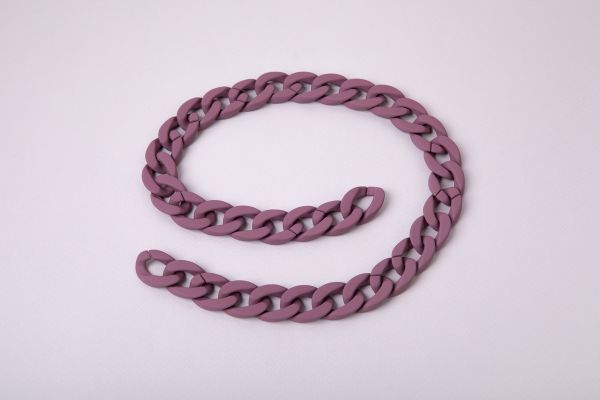 Цепочка для сумки, пластик 60 см, 1 шт, №20 сливово-фиолетовый, Gamma MPE-03