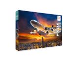 Пазл 1000 элементов, Самолёт над городом, PZL-1000/50, Фрея