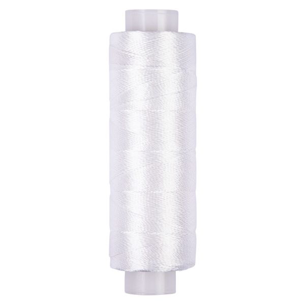 Нитки вышивальные Gamma V150/2, 10х200 ярдов, 183 м, 3476 белый