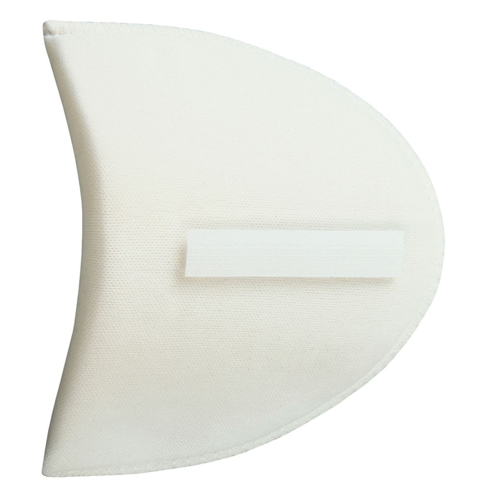 Плечевые накладки (подплечники) Полумесяц разм. S, с креплением, белые, Prym 993810