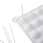 Форма силиконовая для пирожных 22х18х3.8 см, кейкпопсы, S-Chief SPC-0337