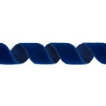 Лента бархатная (тесьма) 19-21.0 мм / 10±0.5 метров, василек, Blitz С3513Г17