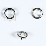 Часть кнопки рубашечной ⌀9 мм (A, D-части), никель, 100 шт, BIG