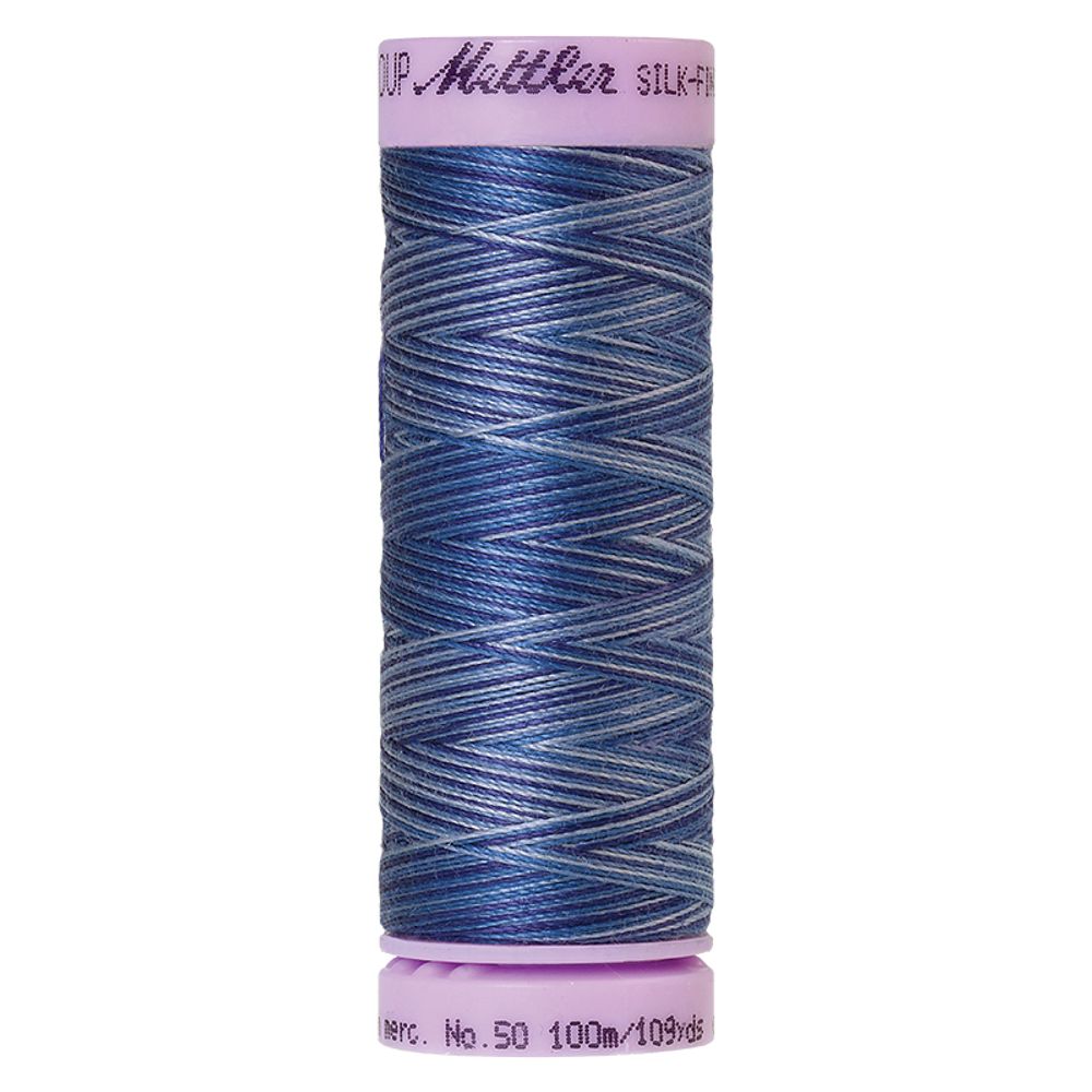 Нитки хлопковые отделочные Mettler Silk-Finish multi Cotton 50, 100 м, 9812, 5 катушек