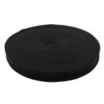 Тесьма (лента) окантовочная 18-20 мм / 30 метров, 4.3 г/м, 005 черный