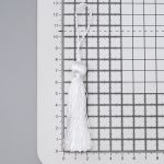 Кисти шторные 70.0 мм, вискоза, цв.001 белый, 5 шт