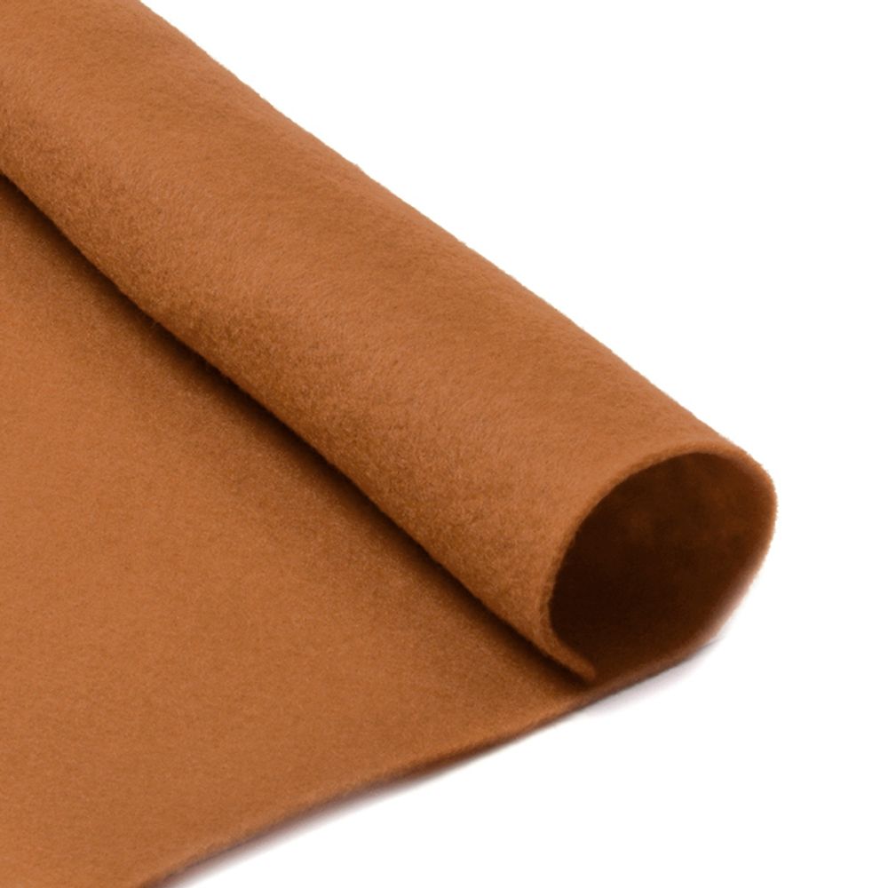 Фетр рулонный мягкий 2.0 мм, 100 см, рул. 10 метров, FLT-S3, цв.692 св.коричневый