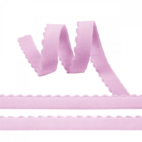 Резинка бельевая (отделочная) становая 12.0 мм / 50 метров, ЕТ1 нежная сирень F165