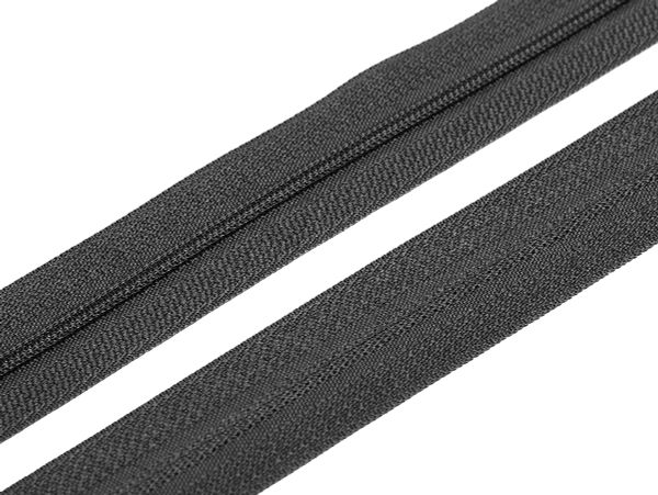 Молния рулонная витая (спираль) Т3 (3 мм), УСИЛЕННАЯ, НА БОБИНЕ, S-417 серый (цв.SBS) / 200 метров