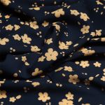 Штапель 110 г/м², шир.145 см, цв.с1 синий, 25м /TOS/