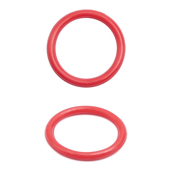 Кольца для бюстгальтера пластик ⌀15.0 мм, C820 красный, 100 шт