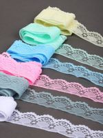 Набор кружева для рукоделия 40 мм, №4 (6 шт по 2 метра)