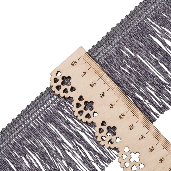 Бахрома отделочная 63.0 мм / 25 метров, 301 темно-серый, 0390-0310