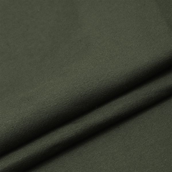 Футер 2-нитка петля поликоттон стрейч 220 г/м², 160 см / 3 метра, ФУТ2Х.TBY.ХЛ-ПЭ.S096.3, цв.S096 хаки