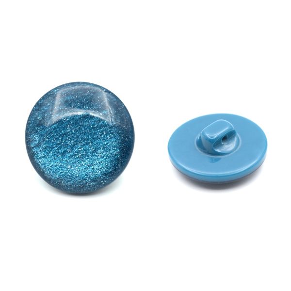 Пуговицы на ножке 32L (20мм), пластик (col.06 бирюзовый), 72 шт, CR P-45