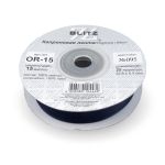 Лента капроновая (органза) 15.0 мм / 22.8±1 метра, 095 чернильный, Blitz OR-15