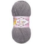 Пряжа Alize (Ализе) Cotton Gold / уп.5 мот. по 100 г, 330м, 828 серый
