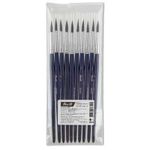 Кисть белка круглая №07, 10 шт, короткая ручка, Vista-Artista 10211-07