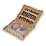 Набор съемных спиц для вязания 11,5см, 9 размеров (3мм-6мм), алюминий