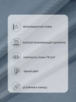 Оксфорд 200D PU1000 78 г/м², 150 см / 1 метр, ОКС.TBY200D.S330.1, S316 св.серый