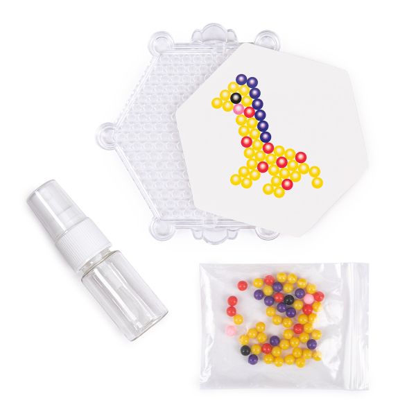 Набор для творчества Аквамозаика №02 Жирафик, 15х15х3.5 см, 1 шт, Hobbius AQB-01