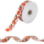 Лента репсовая (в рубчик) Гранат 25 мм, 22.86 м