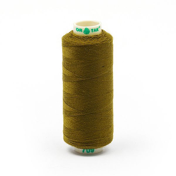 Нитки швейные бытовые Dor Tak 40/2, 366 м / 10 кат., 709 оливковый