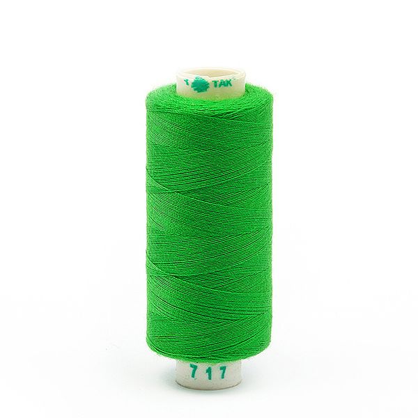 Нитки швейные бытовые Dor Tak 40/2, 366 м / 10 кат., 716 зеленый