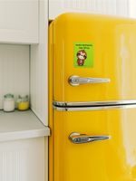 Алмазная (кристальная) мозаика Фрея ALVM-106, магнит Уставший ленивец, 9х11 см