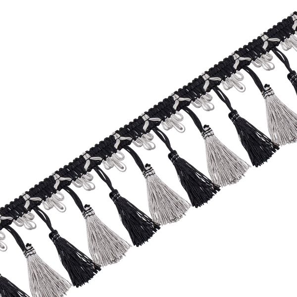 Бахрома отделочная 115.0 мм / 10 метров, с кистями, (115-230), 878