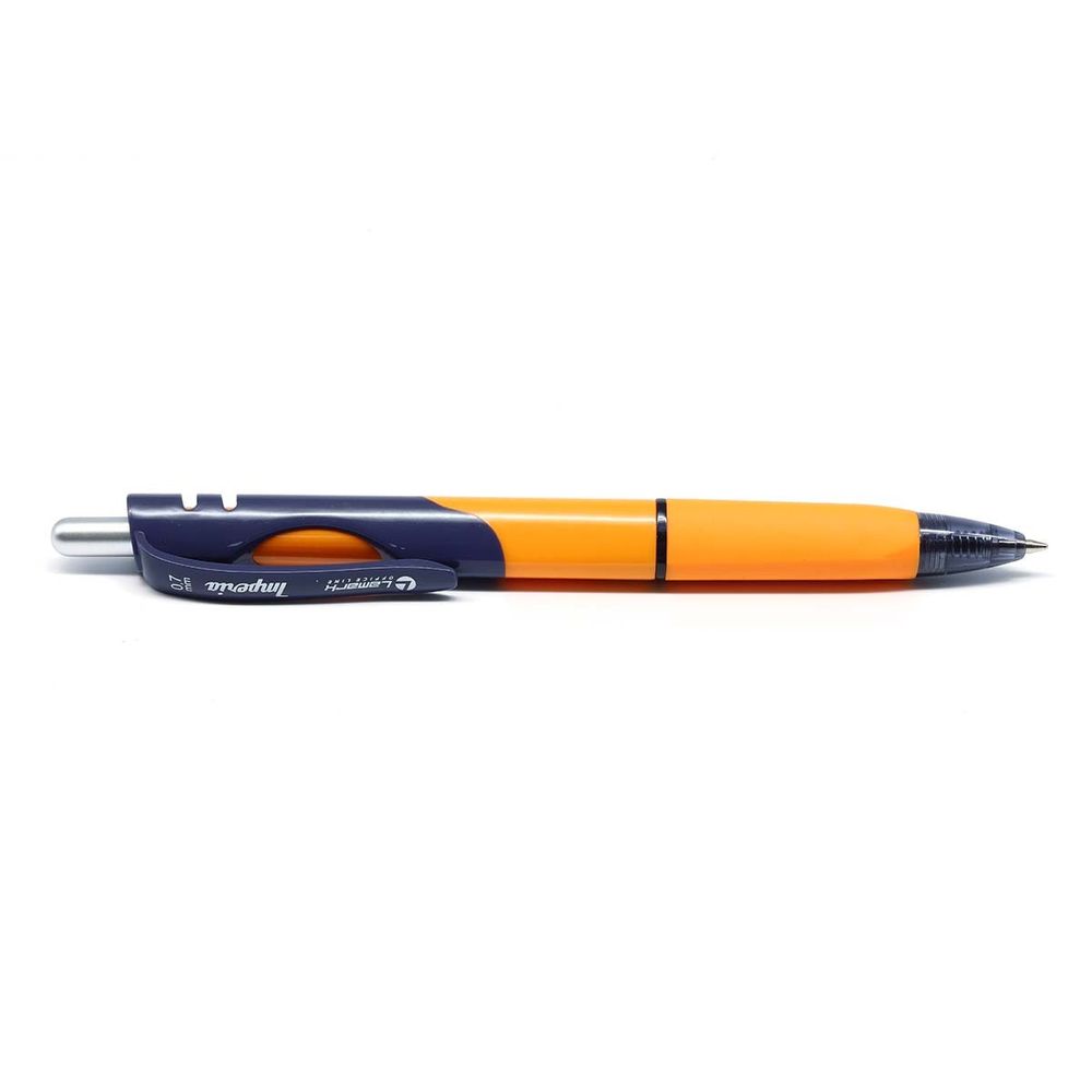 Ручка шариковая автоматическая Imperia оранжевый корпус, с рез.держателем, синяя 0,7 мм, LAMARK645, 12 шт