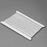 Тесьма Шанель плетеная 12 мм, 0384-0018 цв.серебро уп.9м