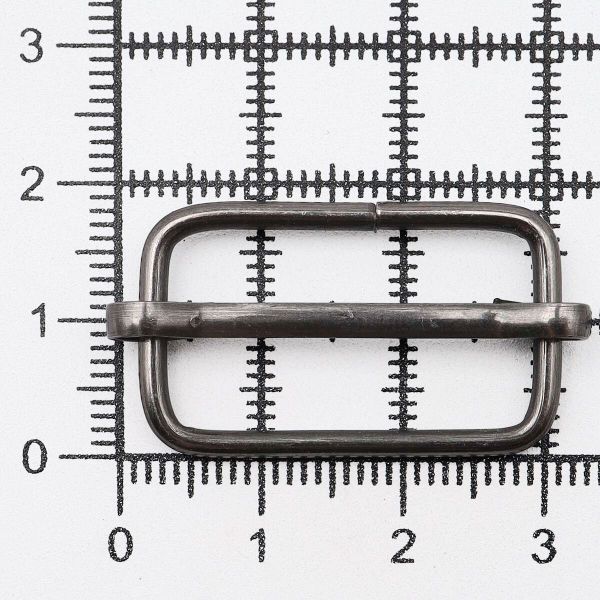 Рамка регулировочная 25 мм ушко (17х31 мм) (чер.никель), 100 шт