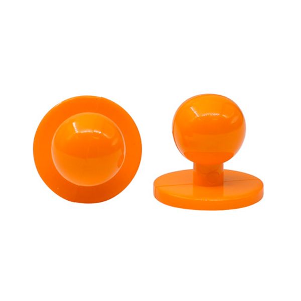 Пукля поварская, цветная, 10 мм (33 оранжевый) П-10, 500 шт