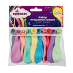 Набор воздушных шаров 25 см, 10 шт, 03ассорти пастель, Boomzee BLS-25