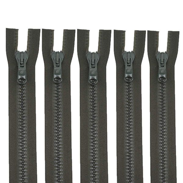 Молния трактор Arta Т8 (8 мм) 2 зам., разъем., 70 см, цв. 175 т.хаки, уп.5 шт