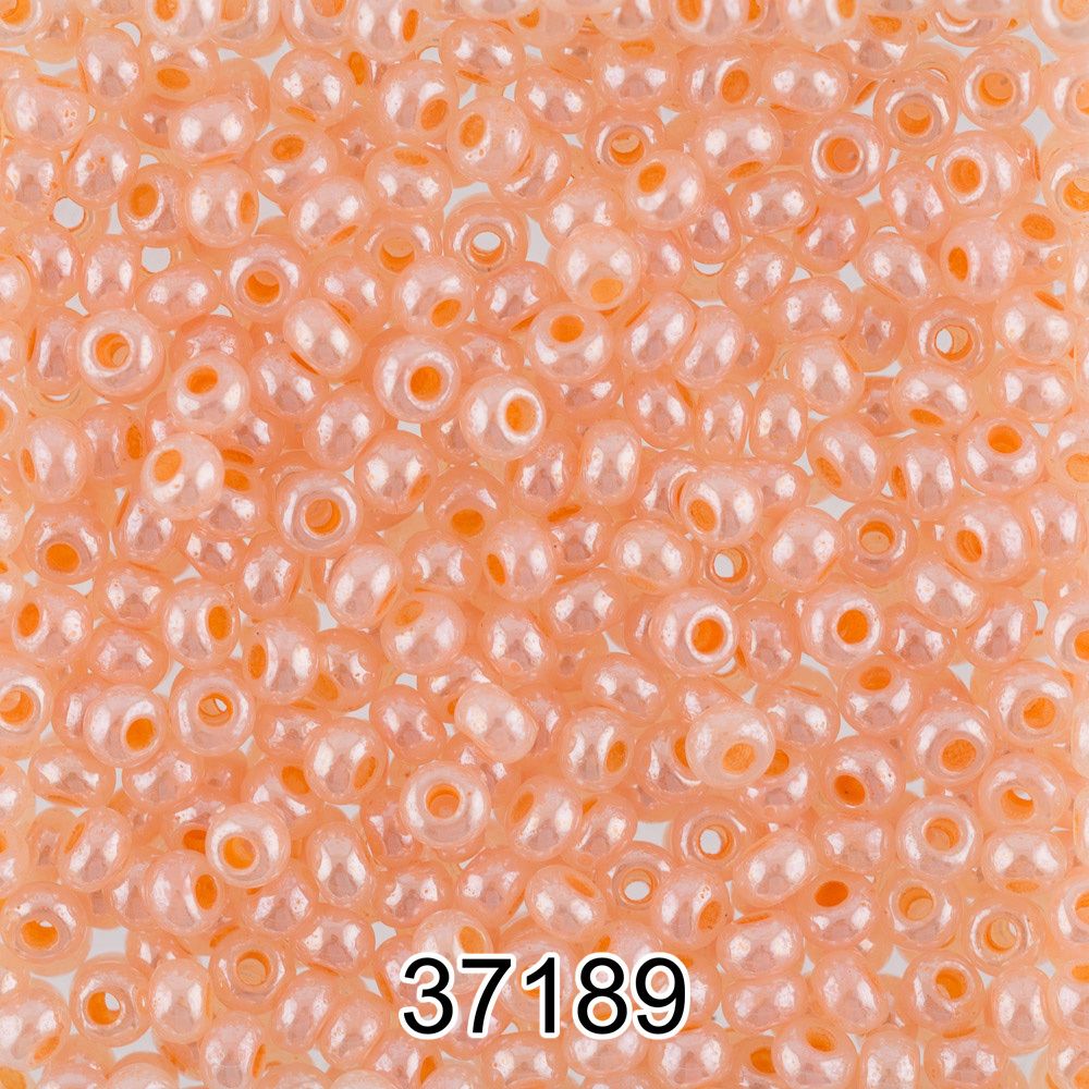Бисер Preciosa круглый 10/0, 2.3 мм, 500 г, 37189 (Ф044) персиковый