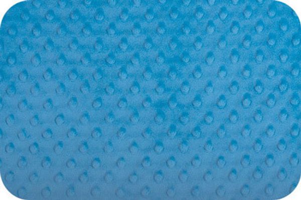 Плюш (ткань) Peppy Cuddle Dimple 455 г/м², 48х48 см, Azure
