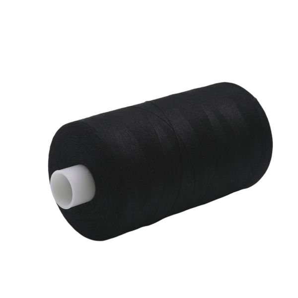 Нитки армированные С28/2 (45ЛЛ), 2000м, 100% п/э Astra&Craft (черный)