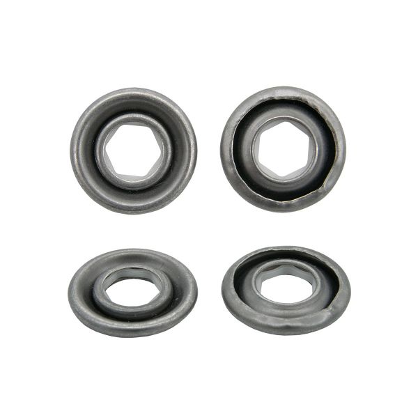 Кнопка клямерная ⌀17.0 мм, черненая, (ЧАСТЬ B), 20 шт, S090658, BIG