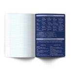 Тетрадь со справочным материалом Золотые главы, тисн.золот.фольгой, A5 48 л. на скобе 65 г/м², белизна 100% 10 шт клетка, 01848 Золотые главы Английский язык, Светоч Т286