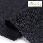 Дублерин клеевой точечный 130 г/м², 112 см / рул. 50 метров, черный, G-353t Gamma