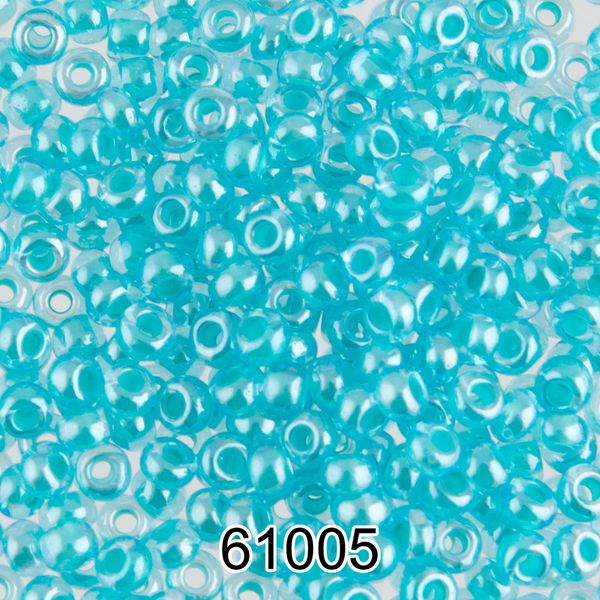 Бисер Preciosa 10/0 (2.3 мм), 500 г, 61005 (Ф568) голубой