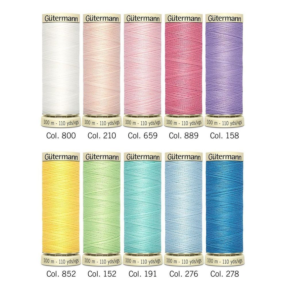Швейные нитки (набор) Gutermann Sew-all, 10 кат, №2