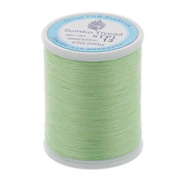 Нитки для пэчворка SumikoThread 200 м, (219 ярд), 13 салатовый