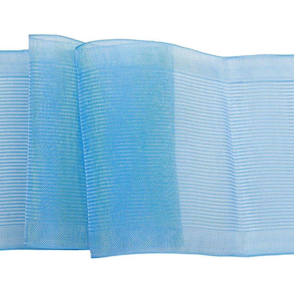 Лента для бантов (капрон) _8 см, 25 м (голубой) С3501