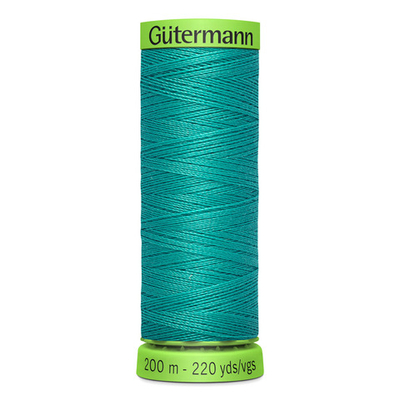 Нитки для тонких тканей Gutermann Extra Fine 150, 200м, 235 изумрудный, 5 катушек