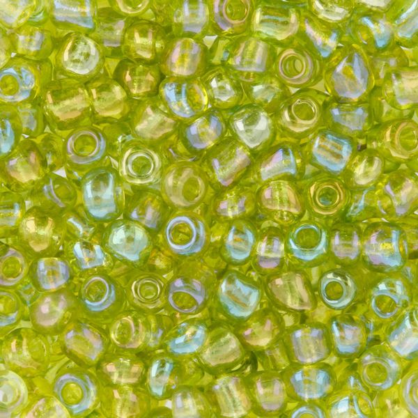 Бисер Zlatka 8/0 (2.9 мм), 100 г (10х10 г), №0164 салатовый, GR