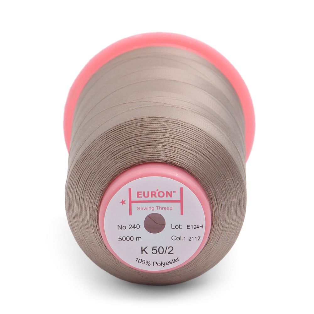 Нитки швейные Euron K 50/2 №240 5000м (2112)