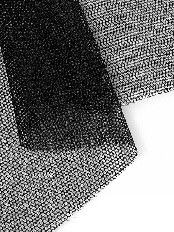 Сетка для бейсболок жесткая 70 г/м², 150 см / 5 метров, TBY.102-1.5, цв.черный